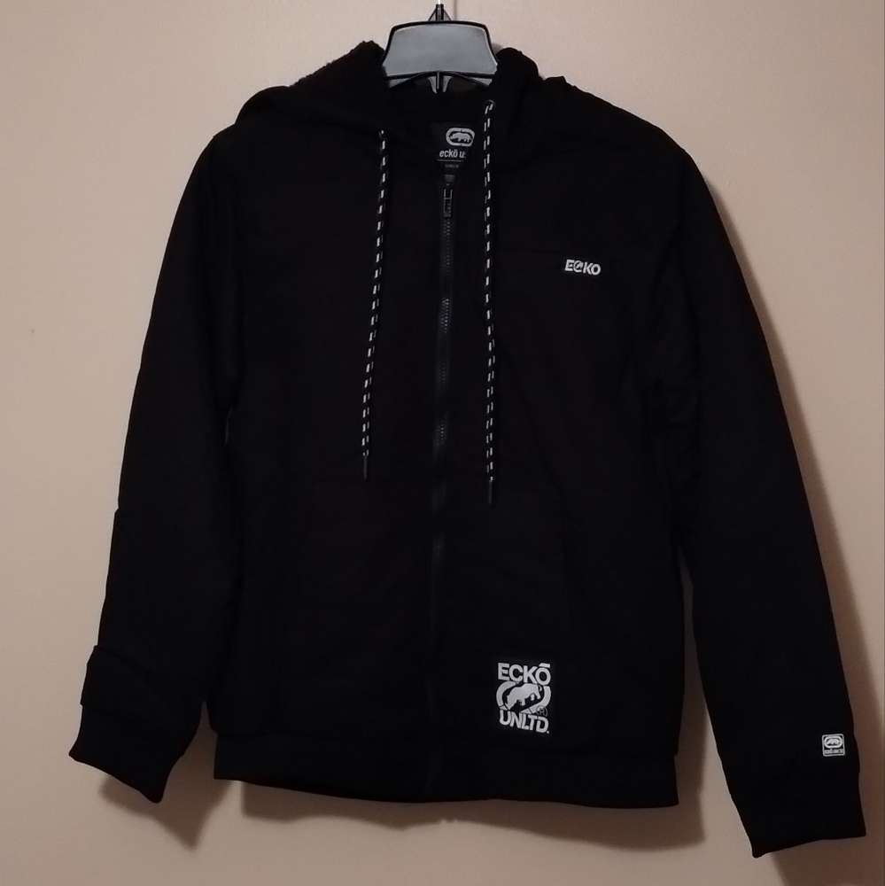 Men's ECKO UNLTD Sherpa-lined Hoodie Jacket, NWT